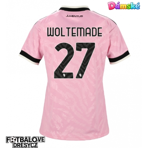 Juventus Nick Woltemade #27 Dámské Venkovní Dres 2026-27 Krátký Rukáv Juventus Nick Woltemade #27 Dámské Venkovní Dres 2026-27 Krátký Rukáv
